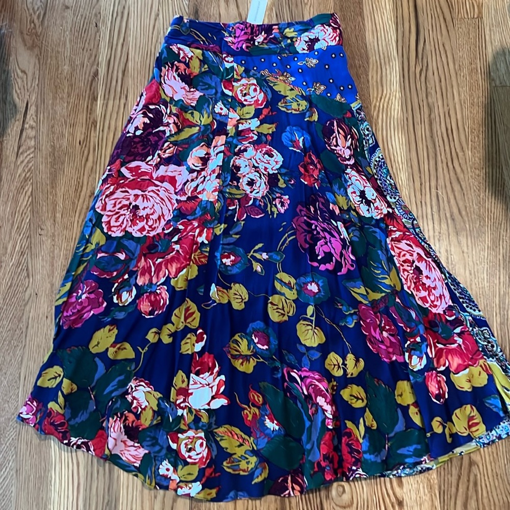 Anthropologie Moulinette Soeurs - Asymmetrical Multicolor Skirt - Size 4 NWT